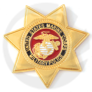 미국 해병대 군사 경찰 배지 핀